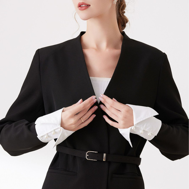 Travel Accessories Teens - Chemise de bureau élégante, faux poignets