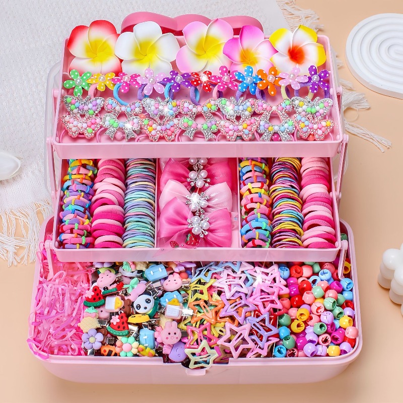 Travel Accessories For 10 Year Old Girl - Ensemble d'accessoires pour cheveux à haute