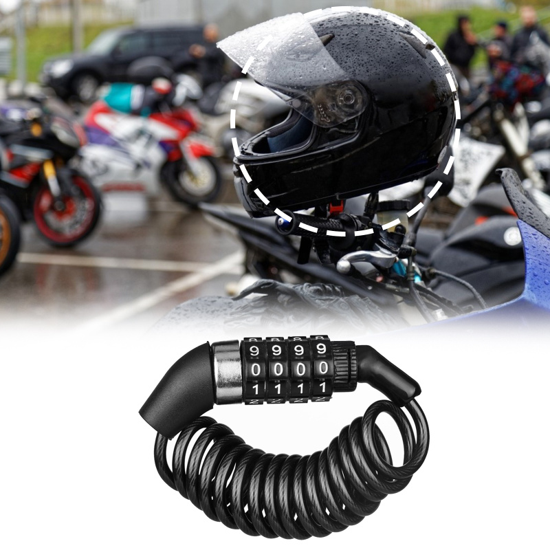 Cable Lock Combination - Chaîne antivol D1 pour moto et