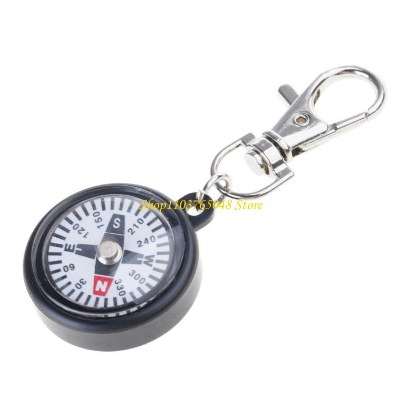Travel Accessories Guide - R53E porte-clés survie, boussole randonnée Portable,