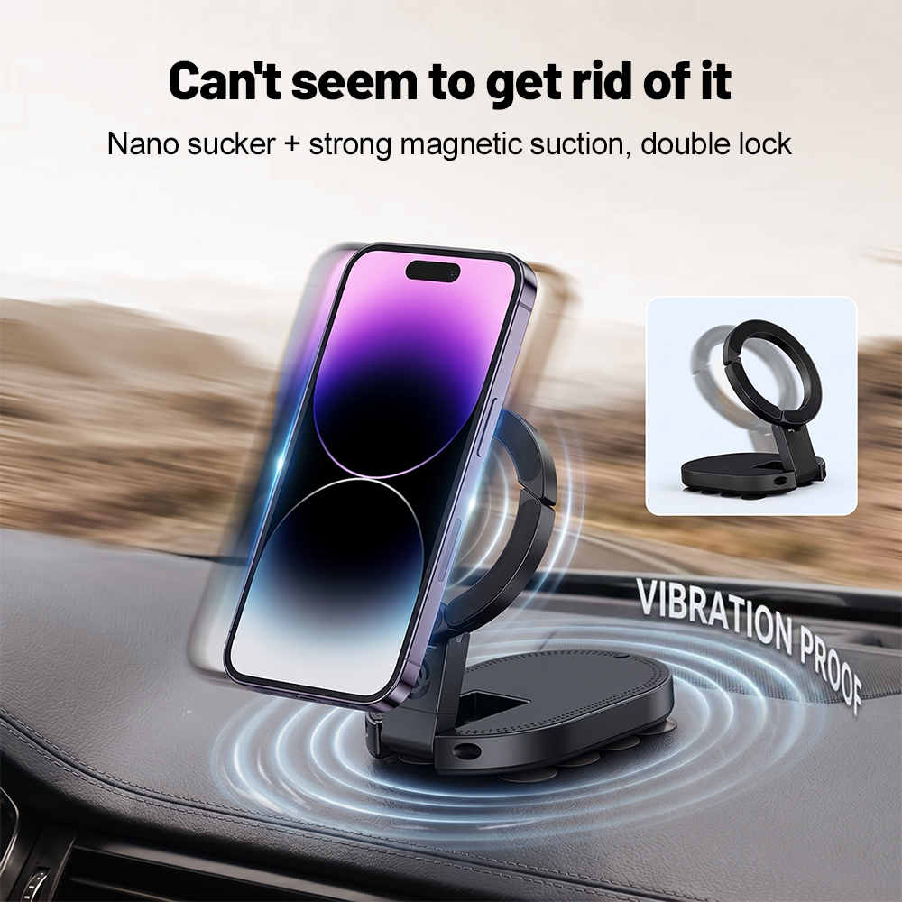Travel Accessories Holder - 360 ° Support de téléphone magnétique