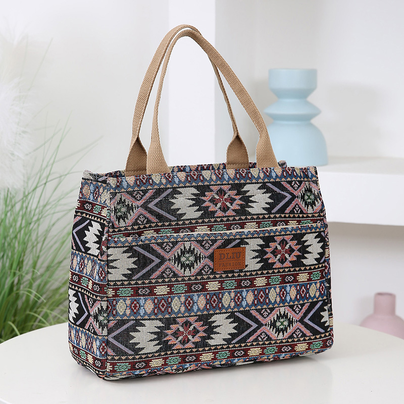 Travel Accessories Tech - Sac fourre-tout en tissu jacquard tricoté