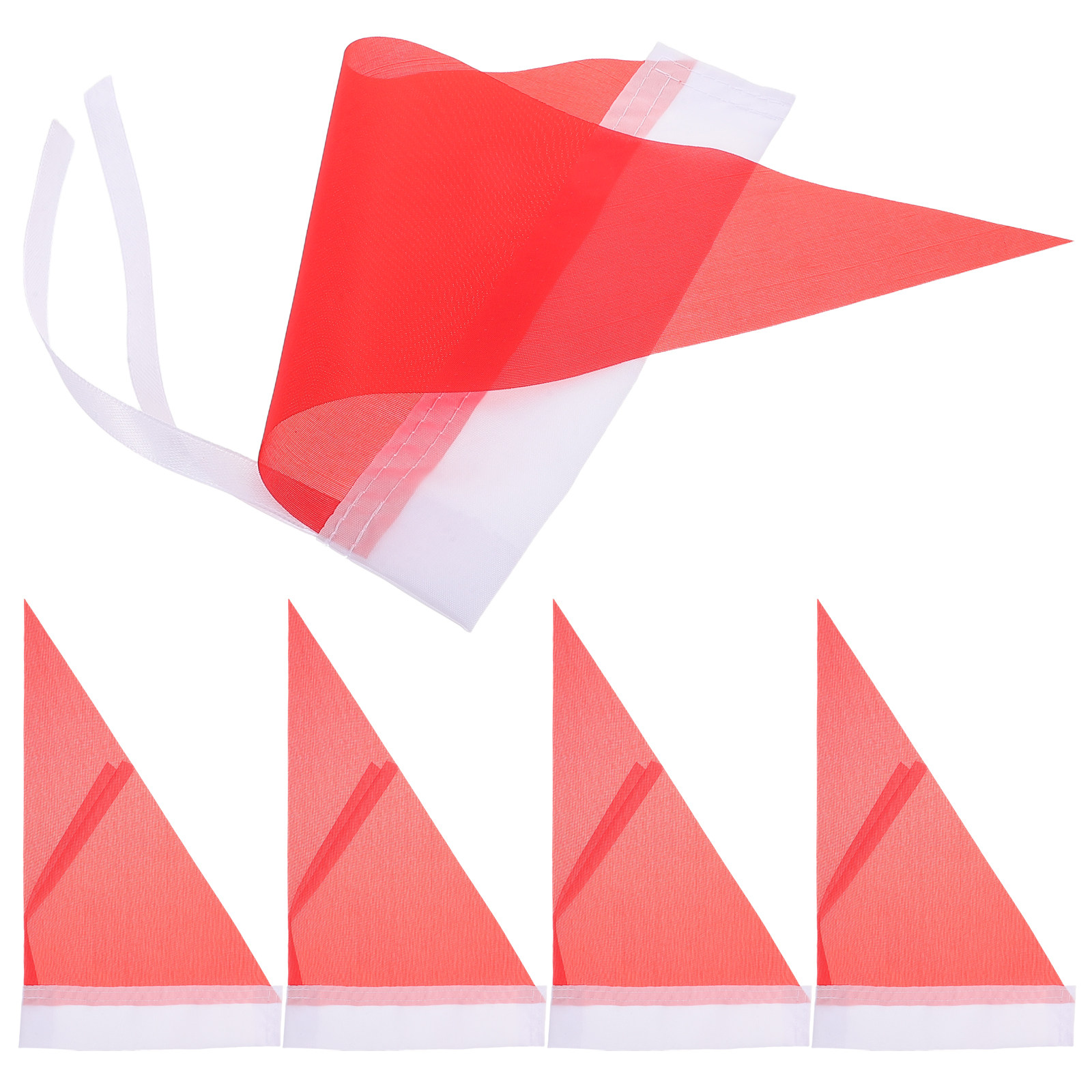 Travel Accessories Guide - 5 drapeaux triangulaires de guide touristique,