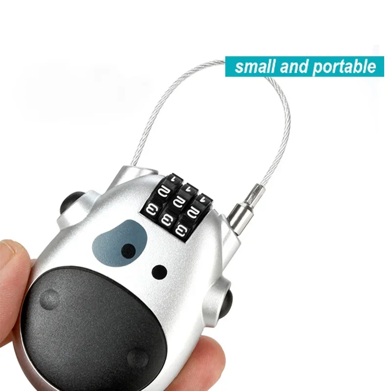 Cable Lock Combination - Serrure codée pour casque, câble télescopique