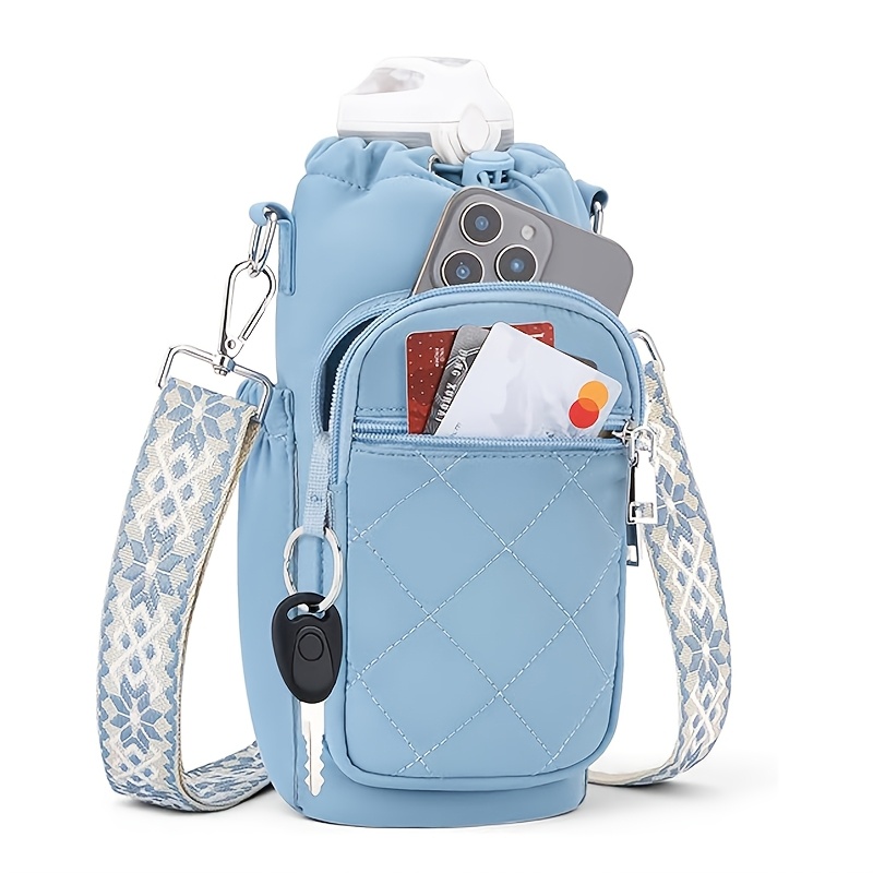 Travel Accessories Holder - Sac isotherme pour bouteille d'eau, bandoulière