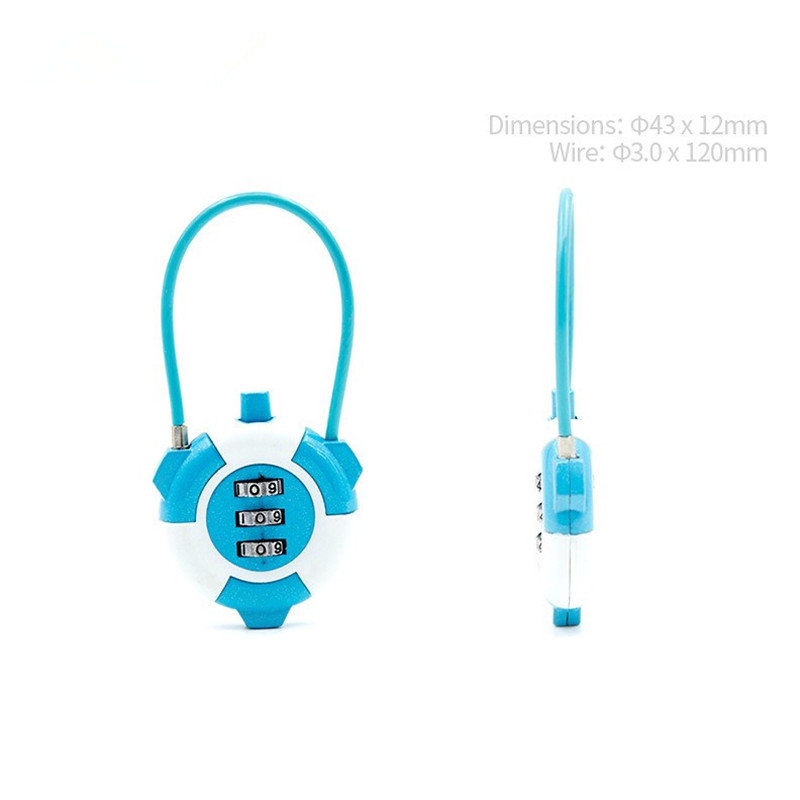 Cadenas à combinaison à 3 chif - Cable Lock Combination avis et prix