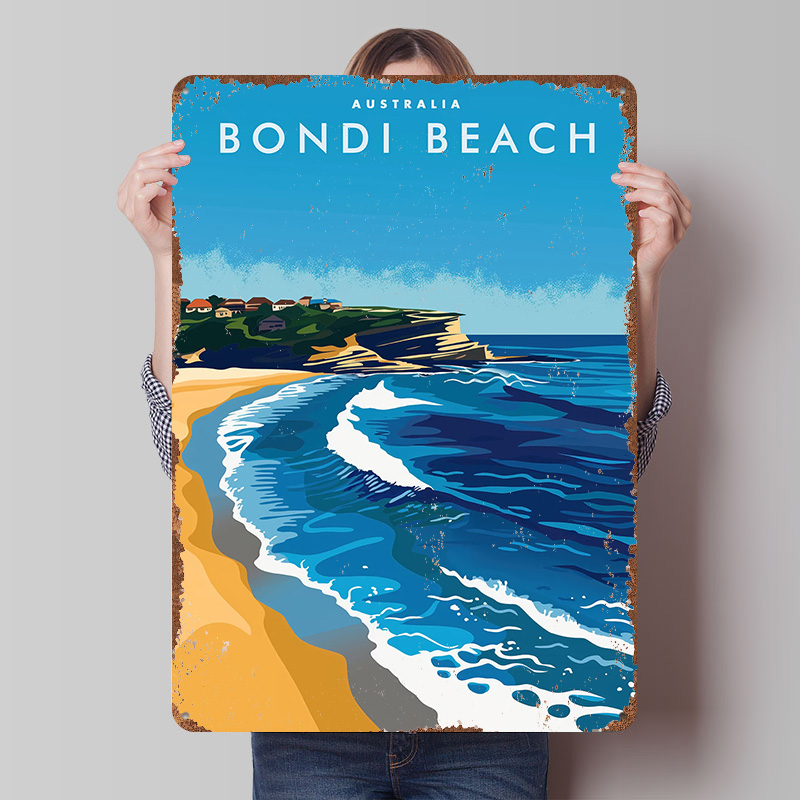 Affiche de voyage Bondi Beach  - Travel Accessories Australia avis et prix