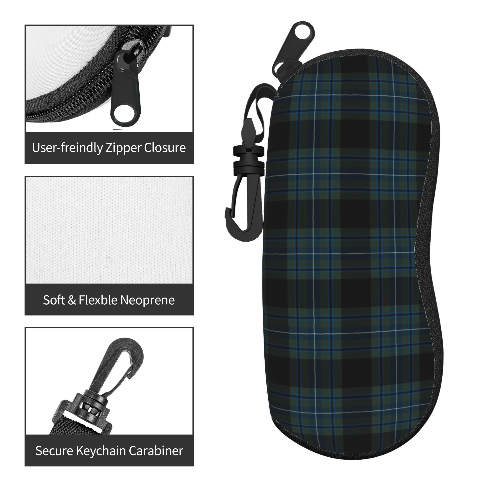 Étui à lunettes jaune à carrea - Travel Accessories Pouch For Men avis et prix