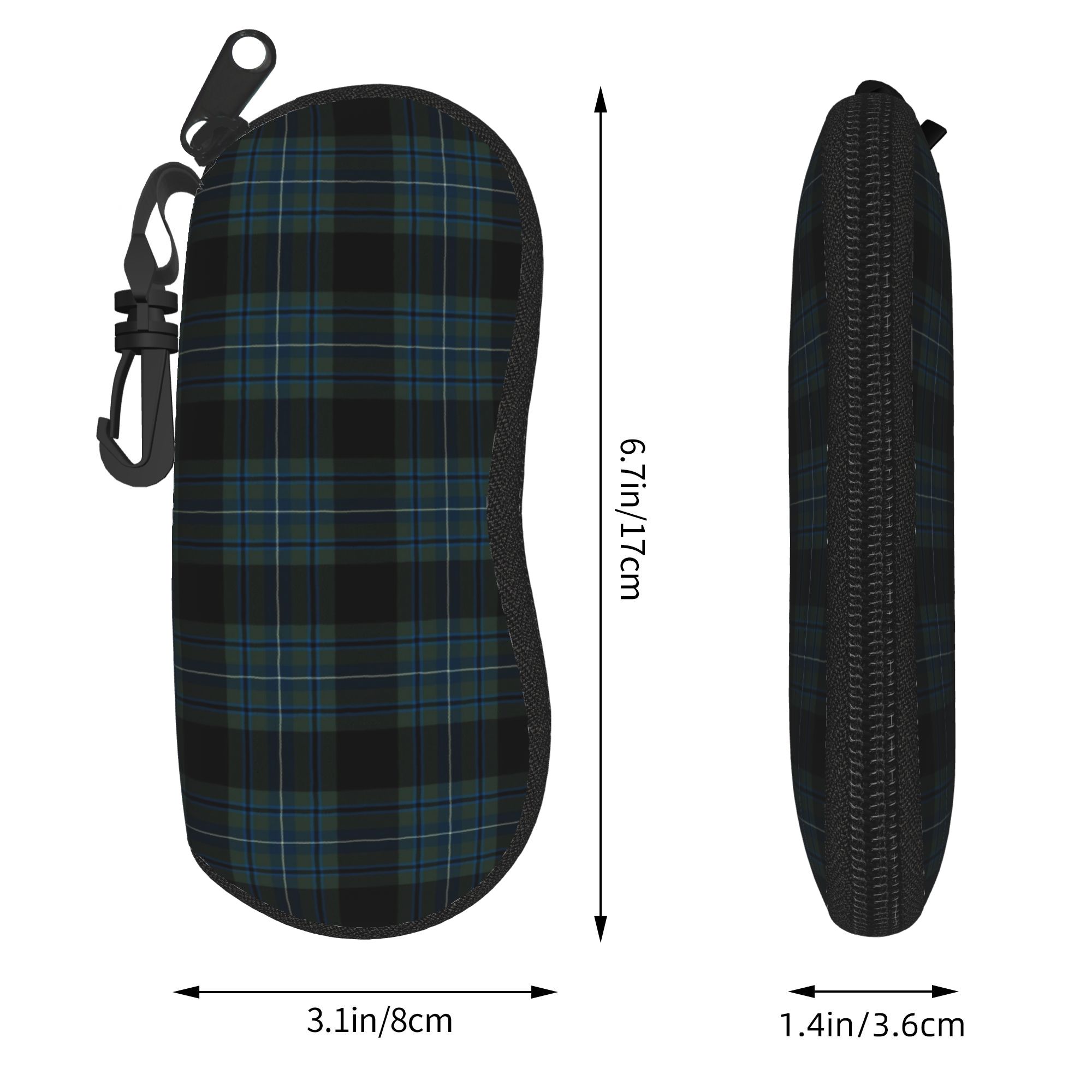 Étui à lunettes jaune à carrea - Travel Accessories Pouch For Men avis et prix