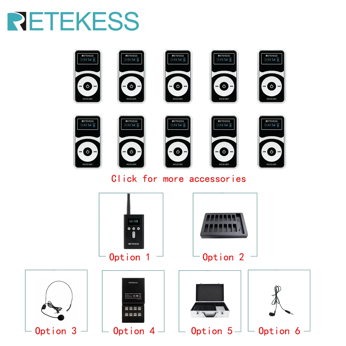 RETEKESS T130P T131P Accessoir - Travel Accessories Guide avis et prix