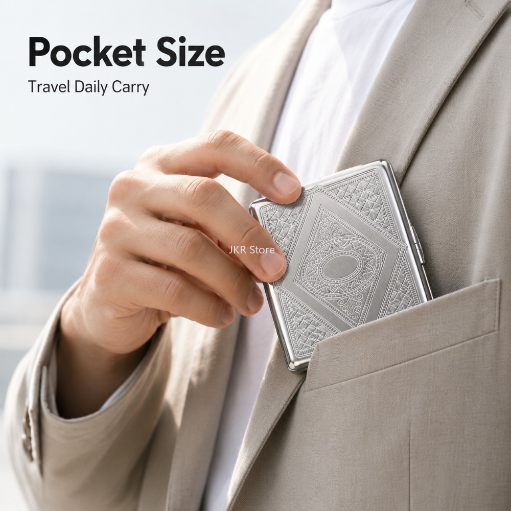 Boîte à cigarettes en acier in - Travel Accessories avis et prix