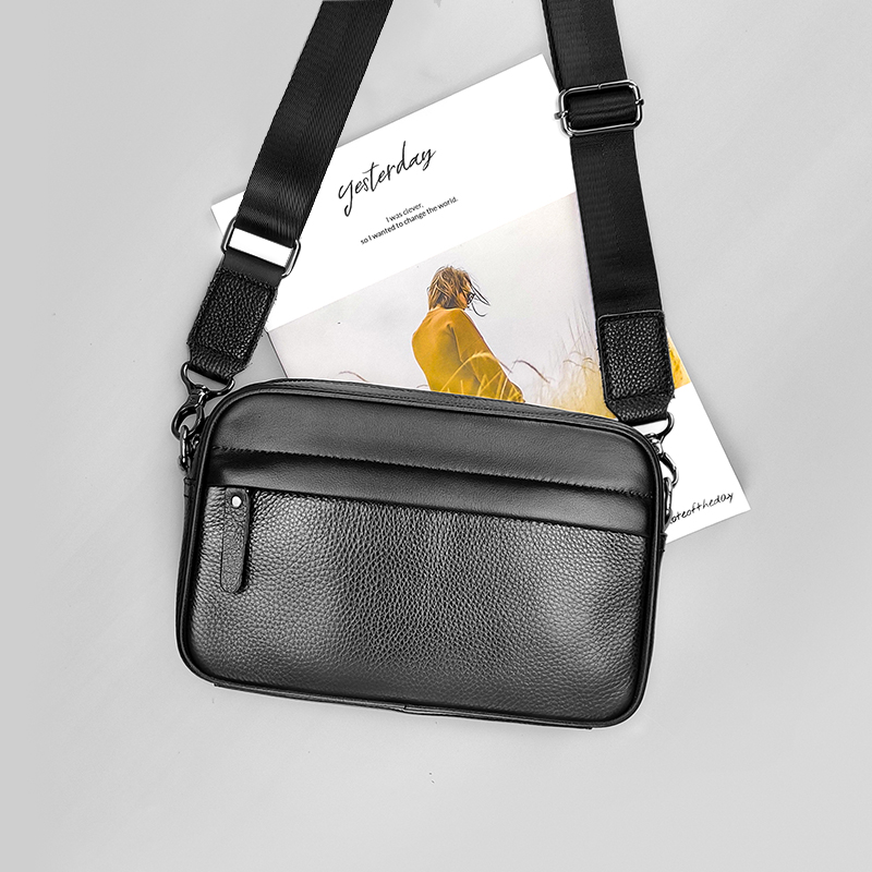 Sac à bandoulière en cuir véri - Travel Accessories Tech avis et prix