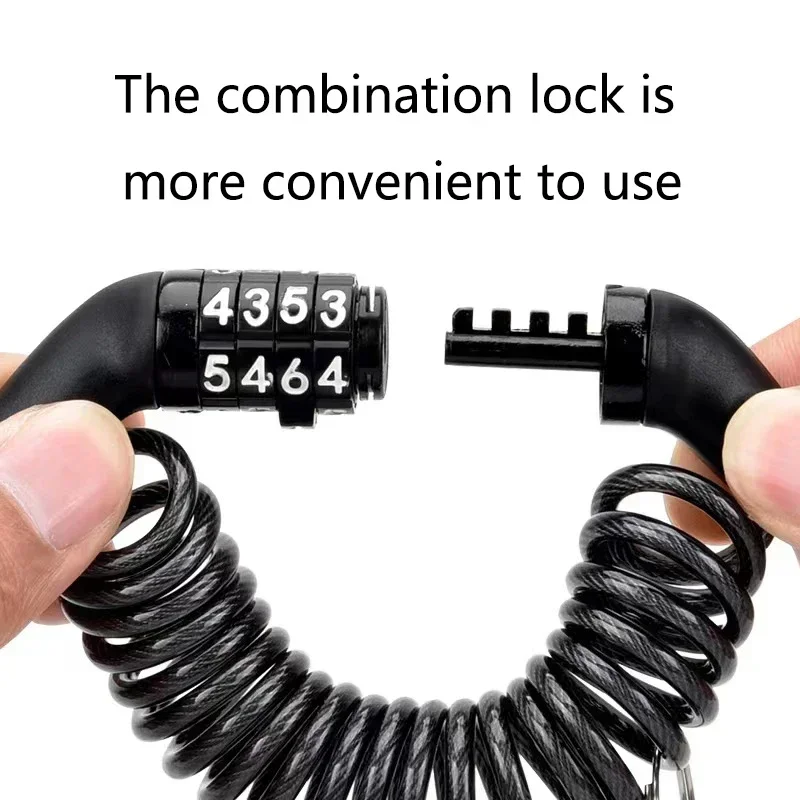 Chaîne antivol pour moto et vé - Cable Lock Combination avis et prix
