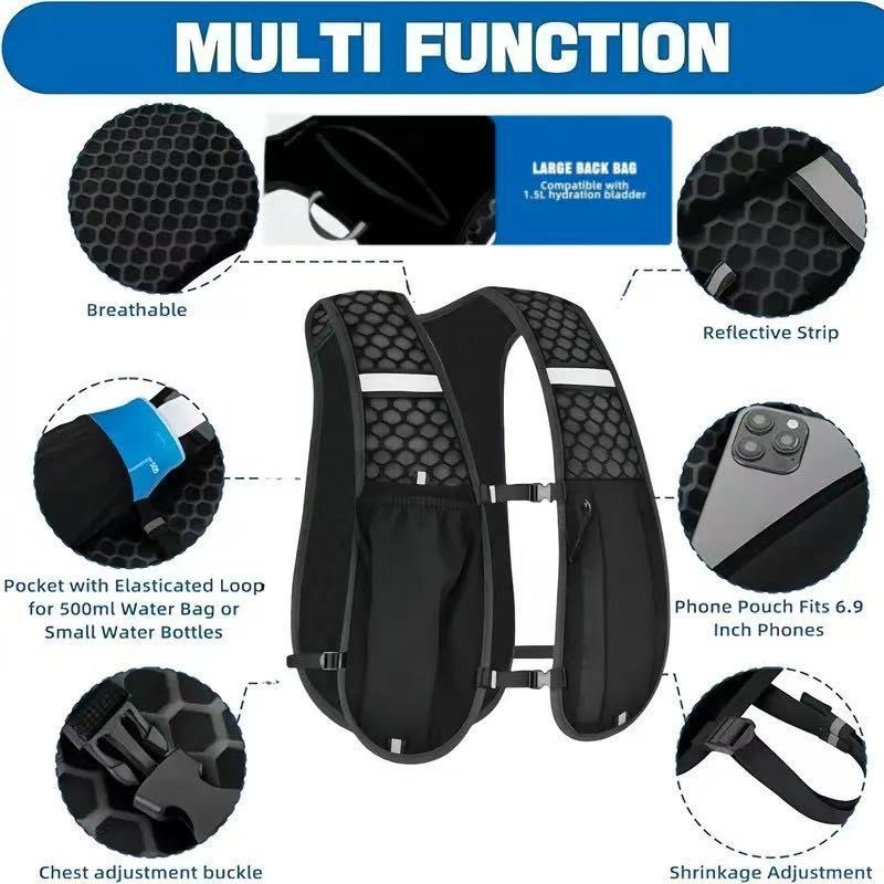 Gilet de course unisexe résist - Hydration Pack Backpack avis et prix
