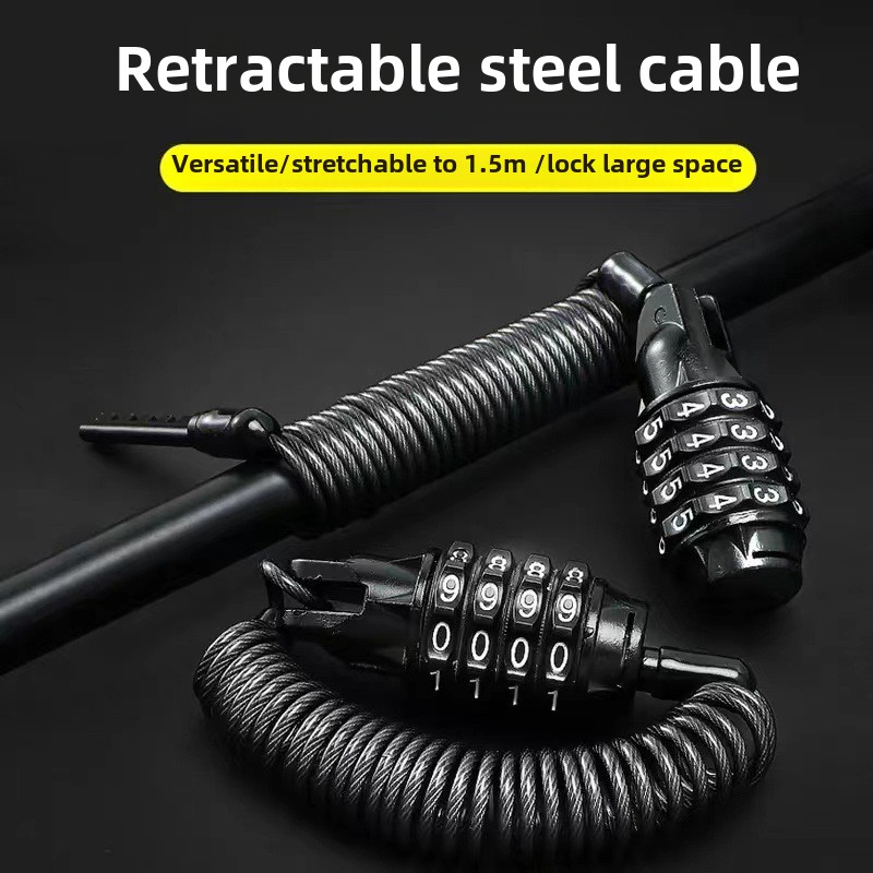 Chaîne antivol pour moto et vé - Cable Lock Combination avis et prix