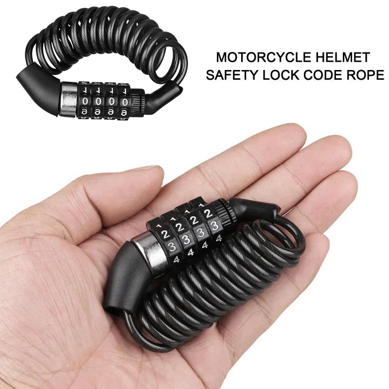 Chaîne antivol pour moto et vé - Cable Lock Combination avis et prix