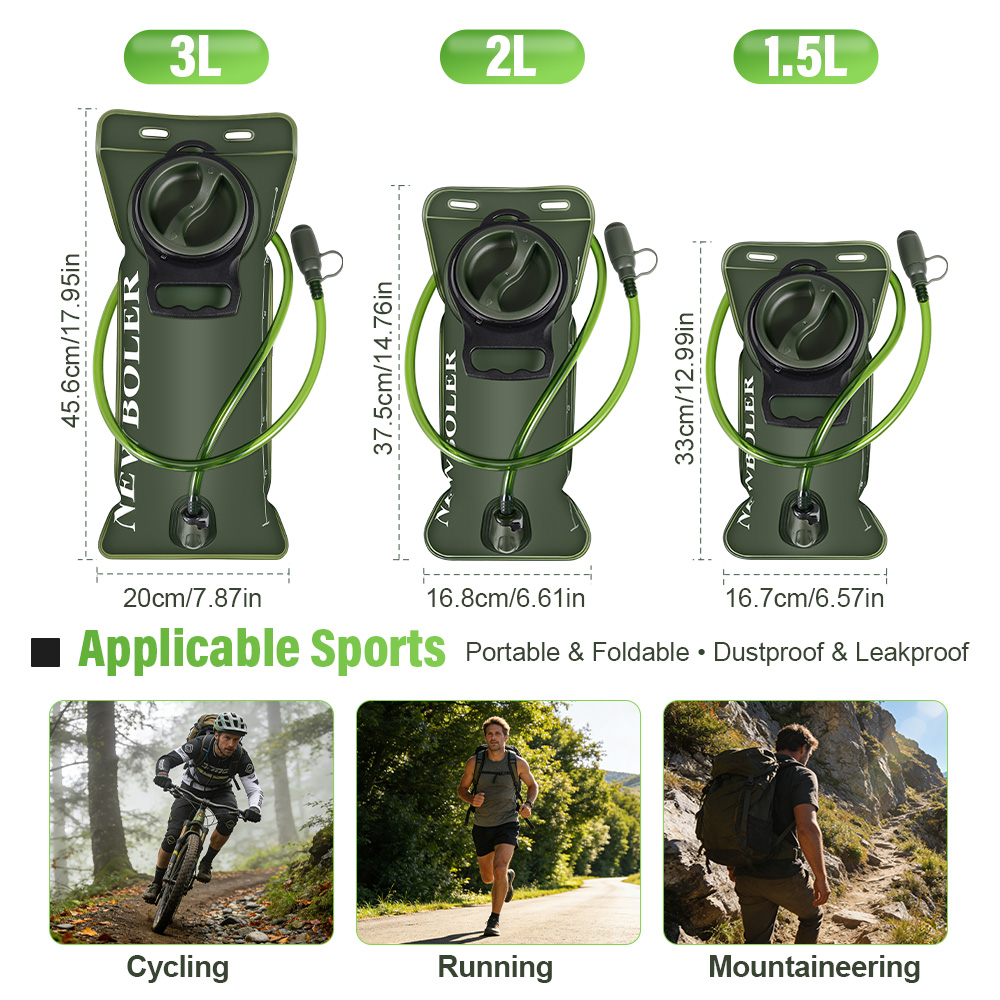 Sac d'hydratation 1,5L/2L/3L G - Hydration Pack Backpack avis et prix