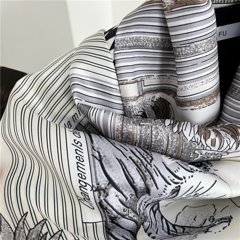 Grands foulards en soie de mar - Travel Accessories Brand avis et prix
