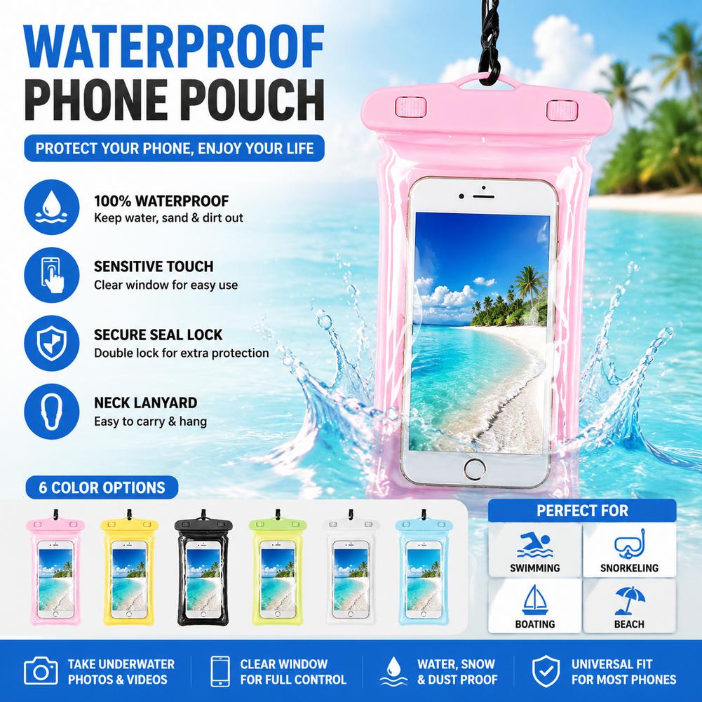 Étui de téléphone étanche tran - Travel Accessories Pouch avis et prix