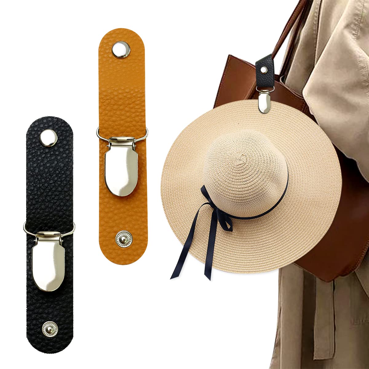 Clip à chapeau en cuir PU pour - Travel Accessories Holder avis et prix